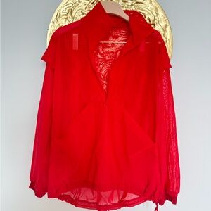 MICHI Vibrant Stratosphere Jacket - Fire Red sz XS